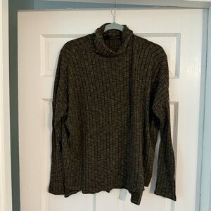 American Eagle Outfitters Olive Ribbed Sweater